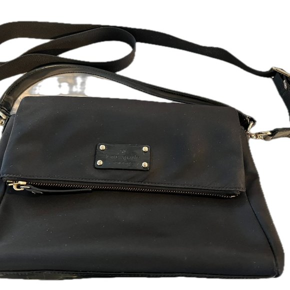 Kate Spade/Crossbody Bag/Nylon/Black - Picture 1 of 9